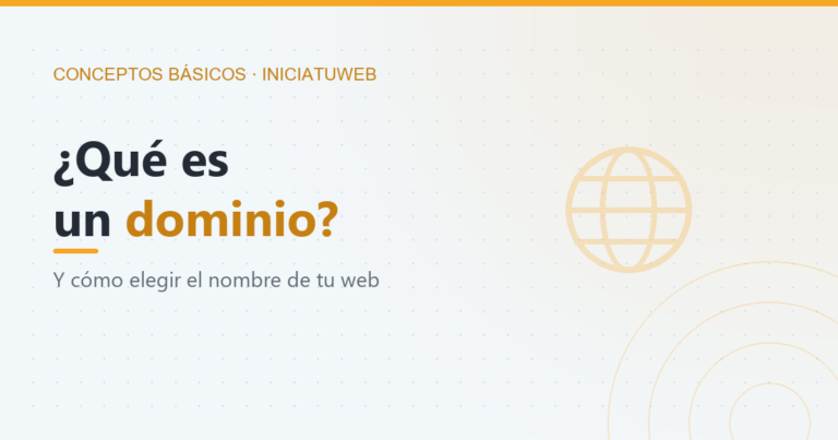¿Qué es un dominio y cómo elegir el nombre de tu web?
