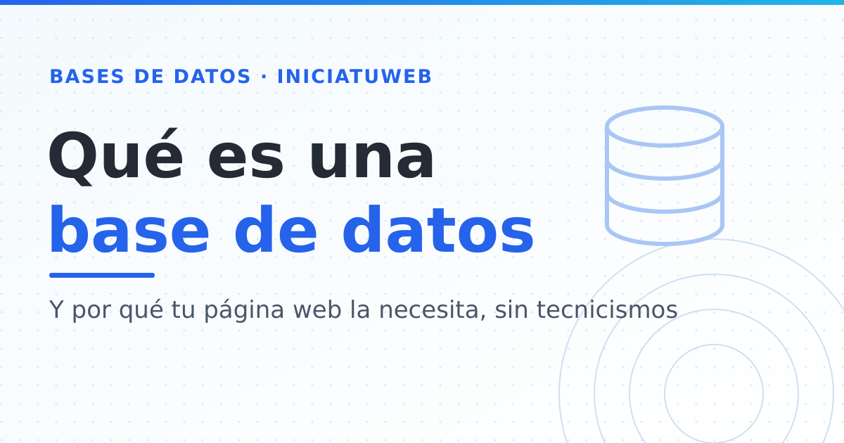 Cilindro que representa una base de datos