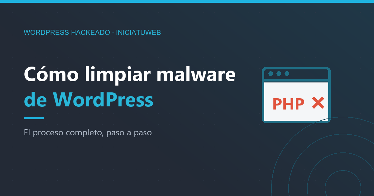 Cómo limpiar malware de WordPress, paso a paso