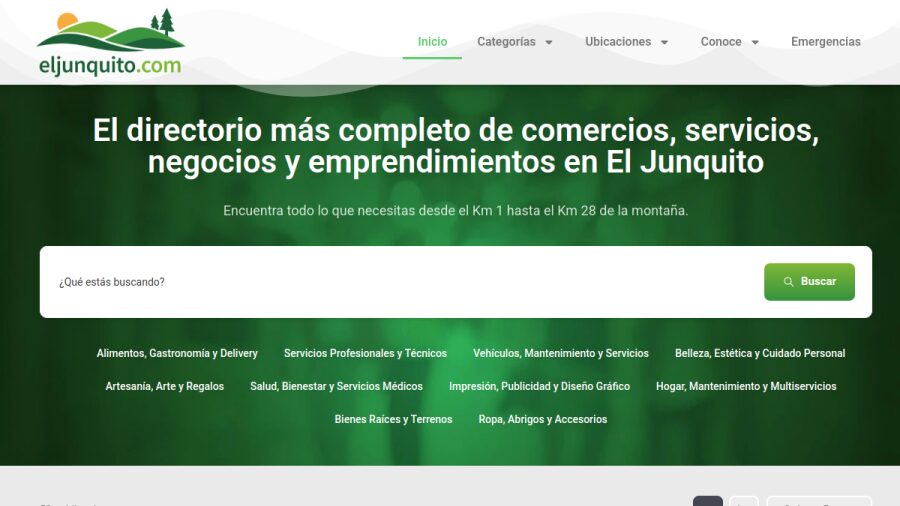 Sitio web del Directorio El Junquito